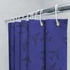 Airplane Blue Shower Curtain Waterproof Fabric For Bathroom Decor Customizable Size Available On.Com