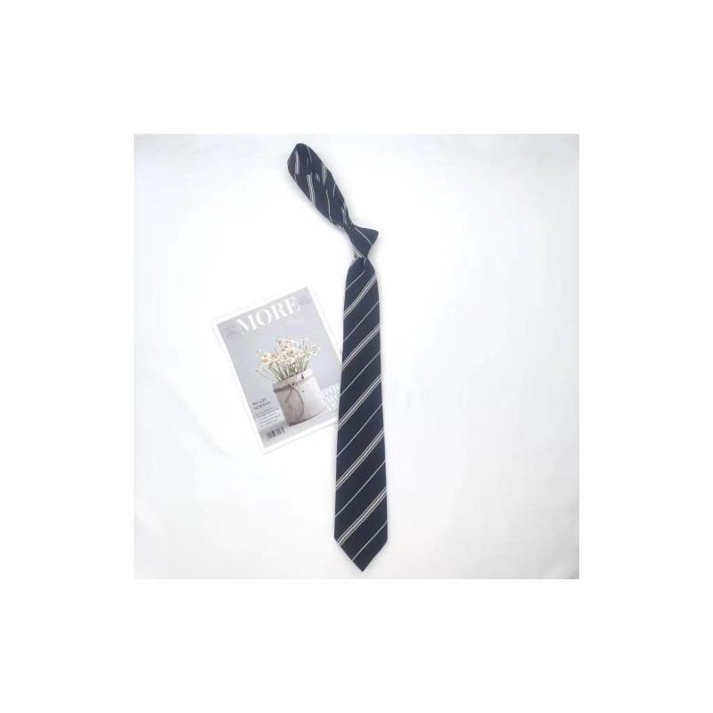 Jk Style Children Striped Tie With Cotton Material For School Uniforms