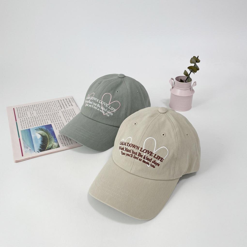 Women's Daily Hat Niuri Heart Ponytail Ball Cap