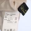 unused Unaca Short sleeve Layered one piece 38 beige French sleeve Women Used