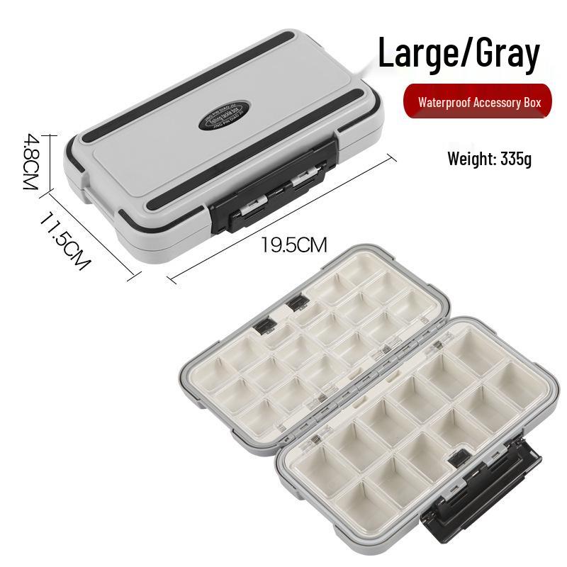 Wasserdichte Tragbare Aufbewahrungsbox für Angelköder und Jigköpfe