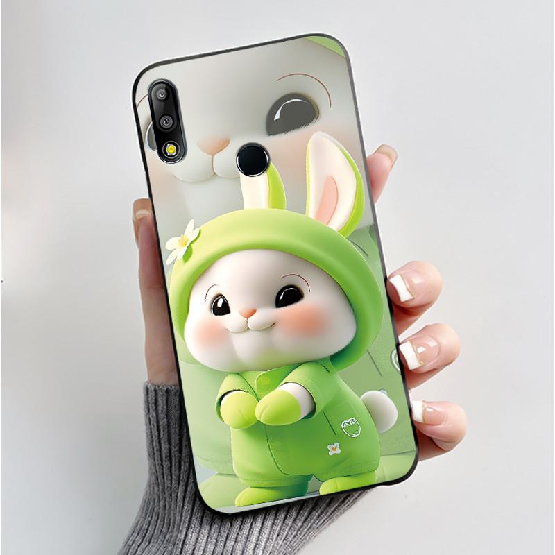 Case For Asus Zenfone Max Pro M2 ZB631KL X01BDA / M2 ZB633KL X01AD X01BD Cover Cute Love Rabbit Cool Cartoon Soft Silicone Funda