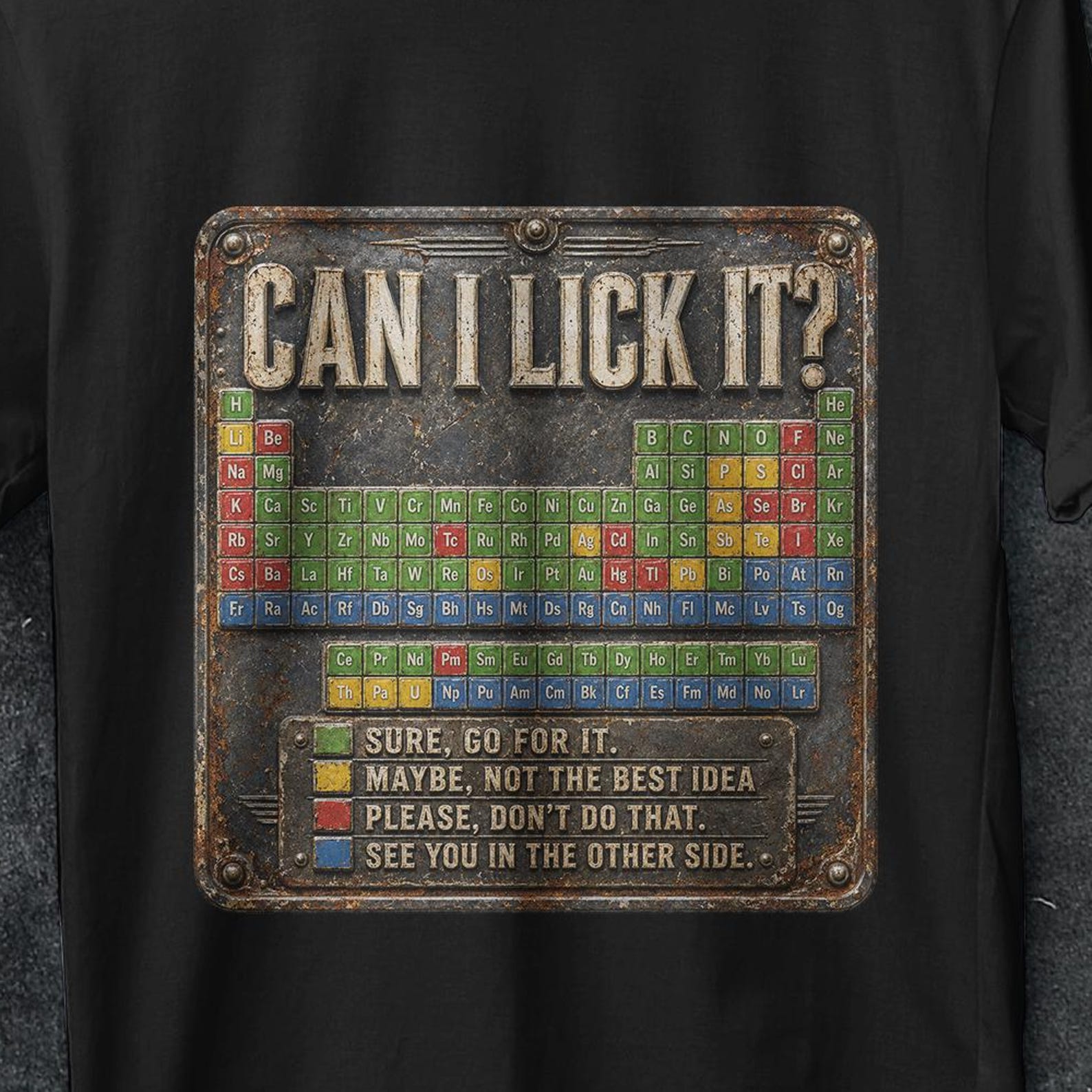 Can I Lick It, Can I Lick It Shirt, ironic shirt, Element Shirt, science pun, school shirt, Funny Chemistry Shirt, scientist funny shirt 4XL