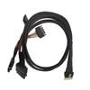 SlimSAS 8X To 2*U.2 NVMe Adapter SlimSAS Data Line SFF8654(8i) To 2*SFF-8639 NVME(U.2) Patch Cord