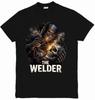 Welder Metal Custom T-shirt Top Tee Size S-3XL