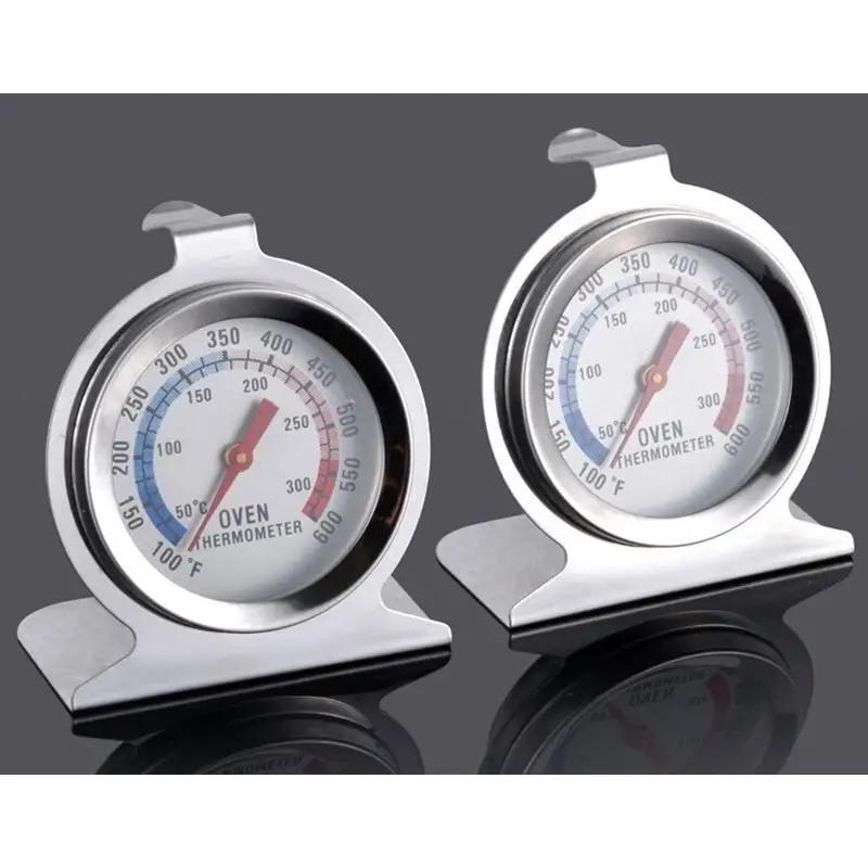 1Pcs Food Temperature Stand Up Dial Oven Thermometer Stainless Steel Gauge Gage Large Diameter Measuring Appliance Kitchen Tools