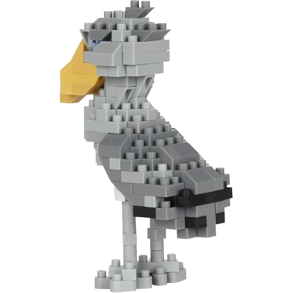 Kawada Nano Block Modelo de Pássaro Jabiru Kit de Montagem NBC_345 Brinquedo de Construção para Maiores de 12 Anos