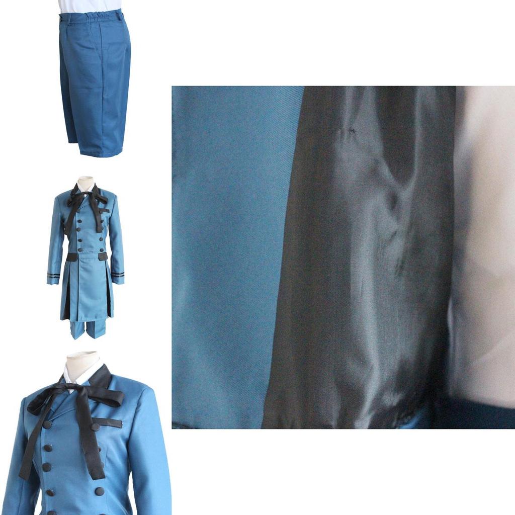 Elegant Black Butler Ciel Phantomhive Cosplay Costume Full Set For Unisex Halloween Events