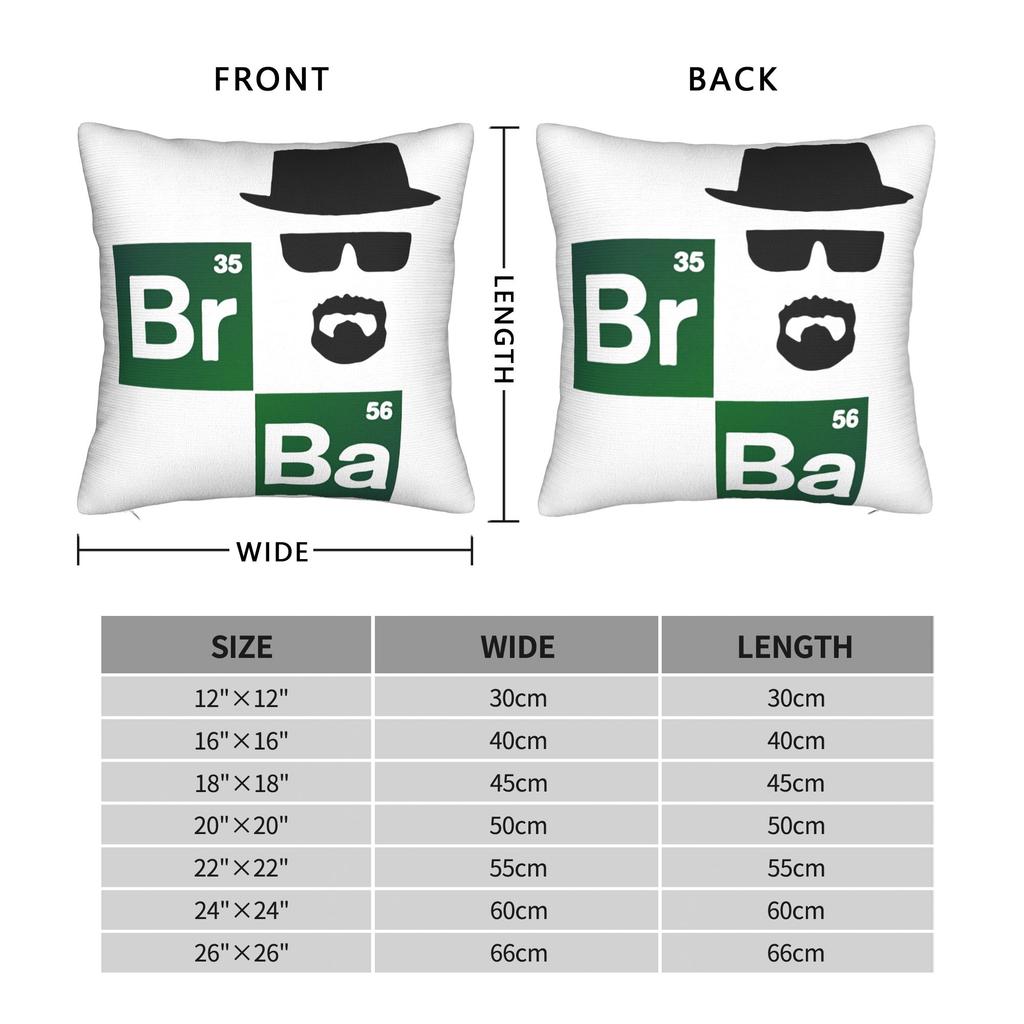 Breaking Bad Pillowcase Polyester Cushion Cover Decorative  Throw Pillow Case Cover Home Square 40X40cm