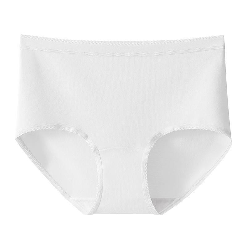 Damen Frühling und Sommer Neue Atmungsaktive Baumwoll-High-Waist-Slips in Übergröße