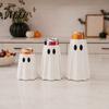 Spooky Soda Sleeve Halloween Ghost Can Holder, Figurine Drink Reusable Flexible Festive Beverage Accessory Cooler Sleeve, for Party Slim Standard