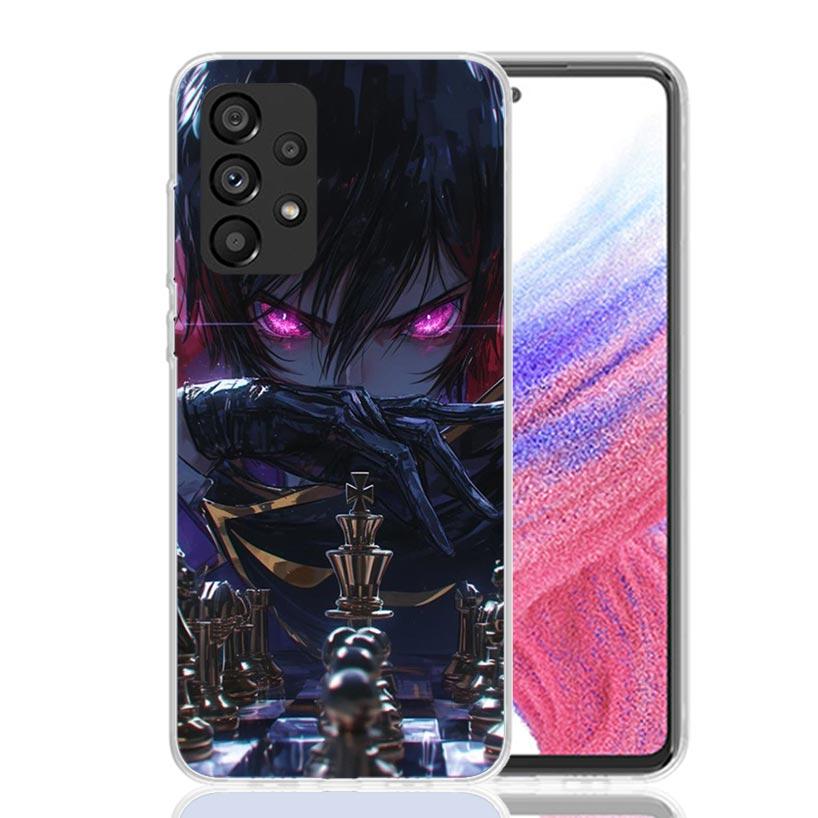 Code Geass Anime Phone Case For Samsung Galaxy A52 A32 A22 A12 A02S A50S A30S A51 A31 AA71 Note 20 Ultra 10 S10 Plus Galaxy A52