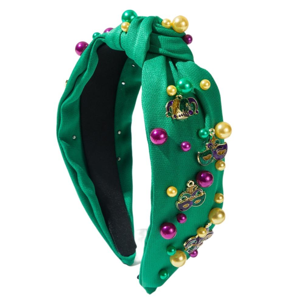 Hand Sewn Rhinestone Knot Hairband Bead Inlaid Crystal Beads Hair Band  Hair Accessories