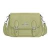 Lucy Refined Pebble Leather Shoulder Bag, Crossbody Bag Small Women's Lime Green C6782-SVM97