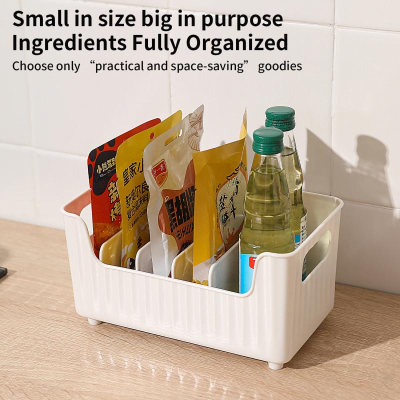 

Simple Style Storage Basket Acrylic Living Room Utility Pellet Tray Kitchen Freezer Box Home Fruit Rack Shelf For Indoor Decor білий