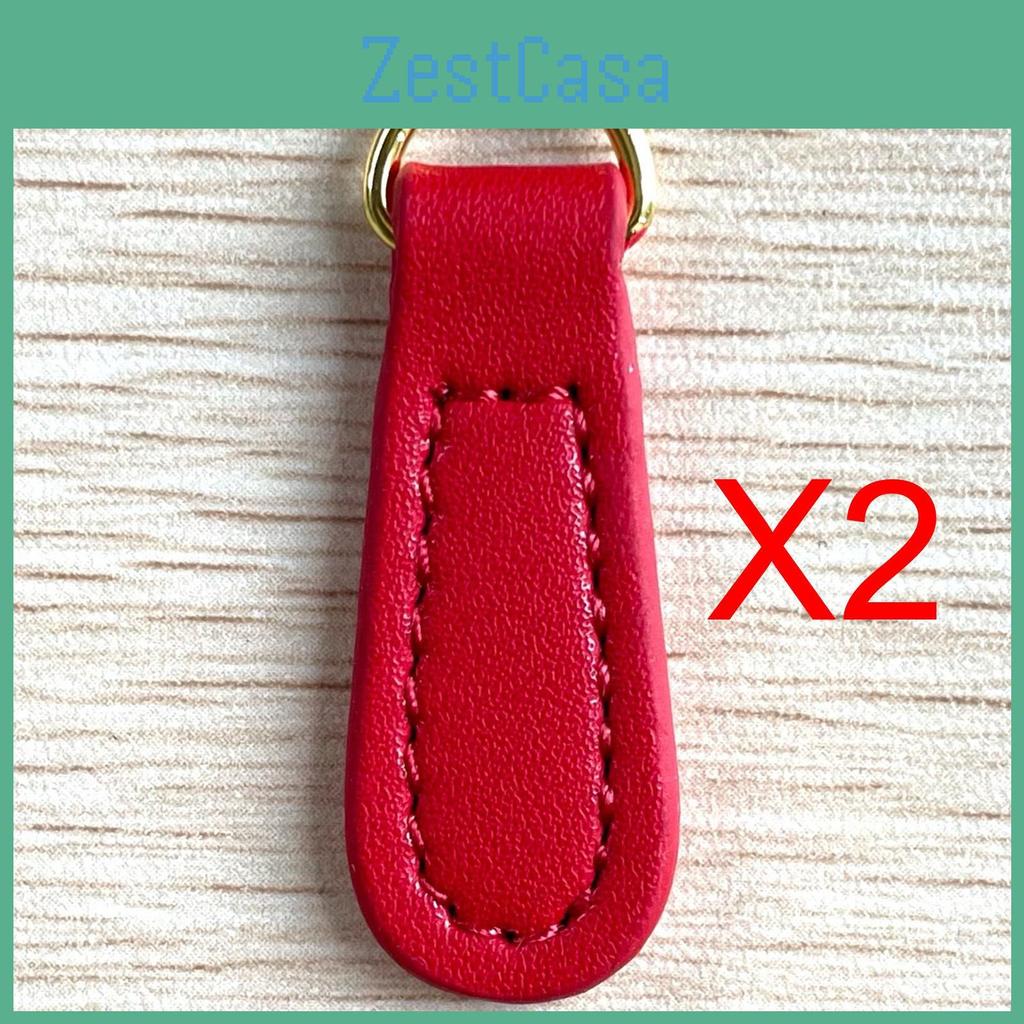Pieces Pu Zipper Pulls 2 Leather Pull Strap Pullers For Bag Backpacks