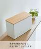 Yamazaki Jitsugyo (Yamazaki) Sorting Sanitary Storage Holder Natural Approximately W26.2 X D11.7 X H16.6cm RIN Stylishly Stores Easy To Take Out with