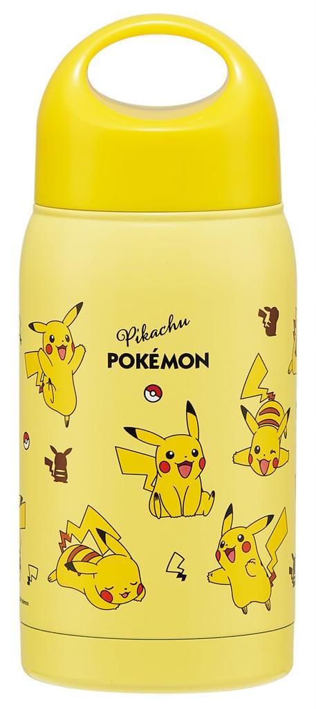 Skater Direct Drinking Stainless Steel Mug Bottle Water Bottle 350ml Pokemon Pikachu Insulated/Cold SMC3-A