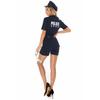 Women's S-XL Halloween Police Costume Uniform for Role Play & Stage Performance