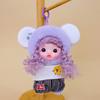 Exquisite Niedliche Puppe Vinyl Gesicht Plüschtiere Lockenköpfige Puppe Mit Kleidung Geburtstag Weihnachten Geschenk für Kinder Mädchen Hängebeutel