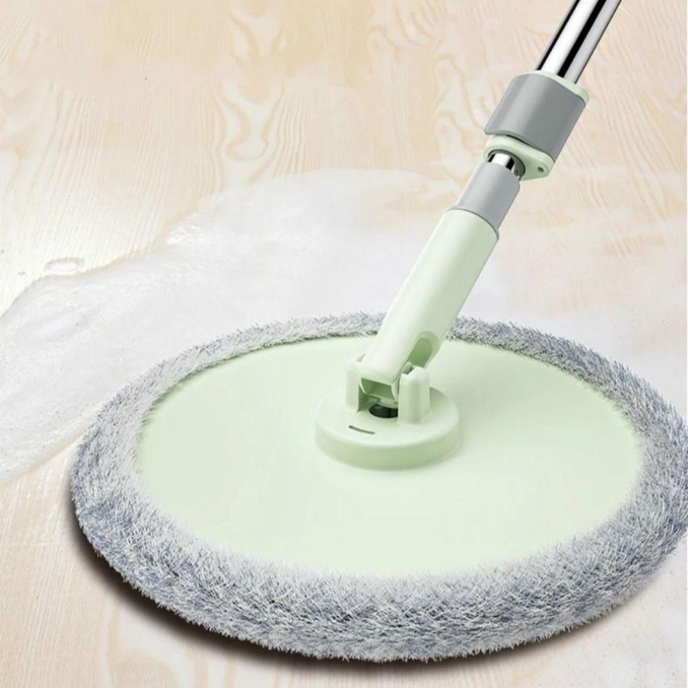 1pc Microfiber Self Wash Spin Mop 360 Rotating MopHead Cleaning Pad
