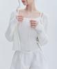 Moabel Creamy Label Cardigan - Cream