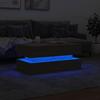 Modern Coffee Table With LED Lighting, Sonoma Oak, 90X50X40 Cm