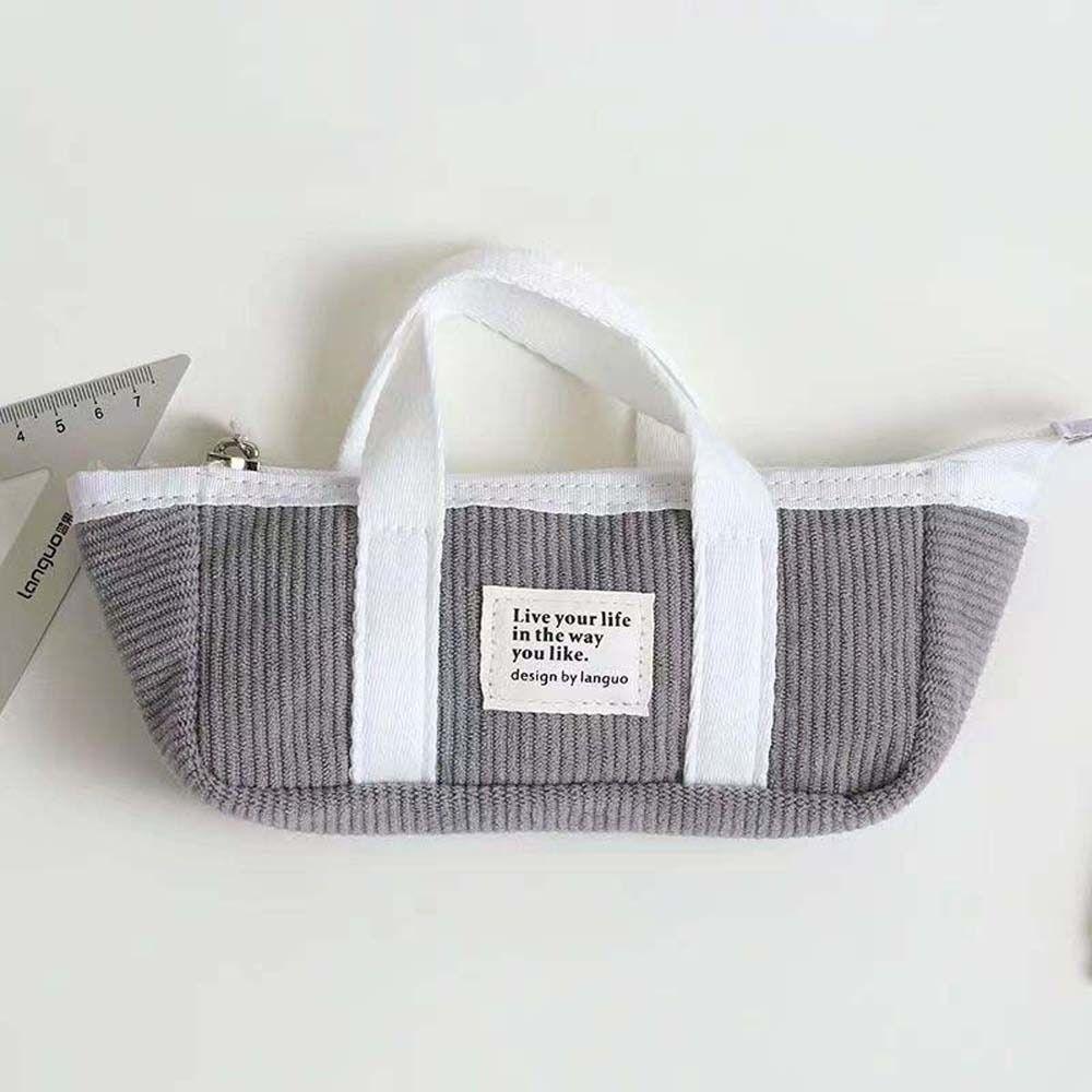 Handheld Handheld Stationery Bag Desktop Storage Pencil Pouch  Stationery Holder