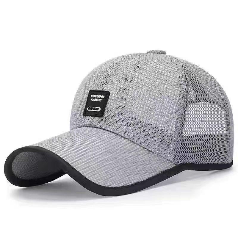 Men's Breathable Mesh Sun Protection Baseball Cap - Casual Summer Fashion