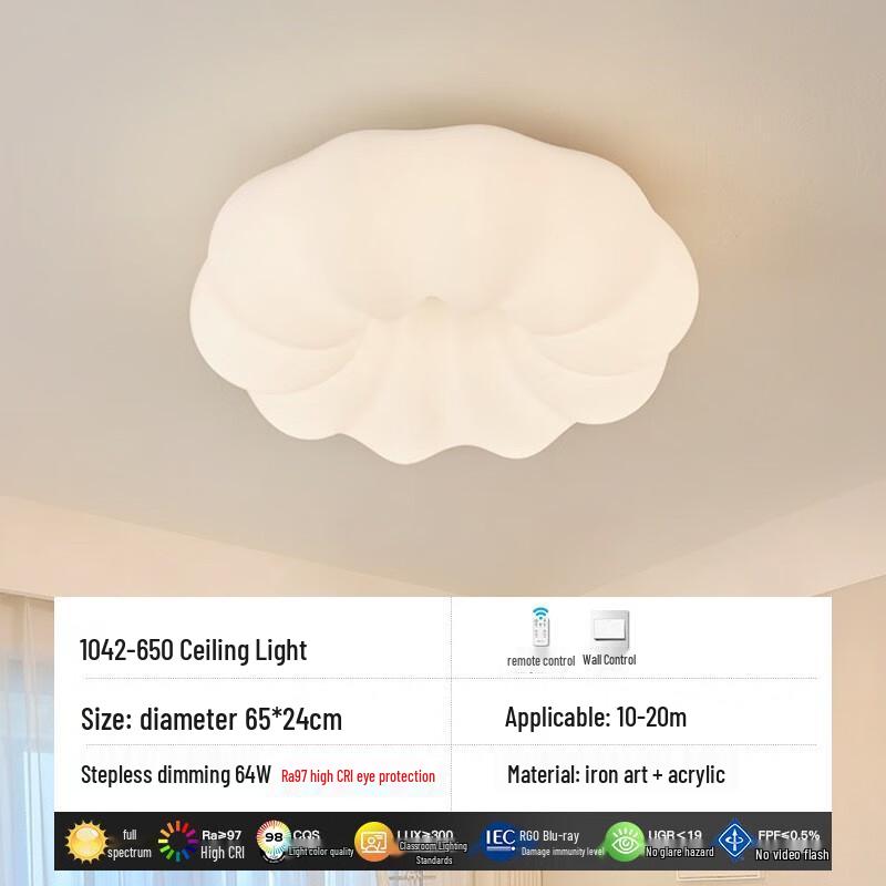 UOSU Pumpkin Design LED Ceiling Light