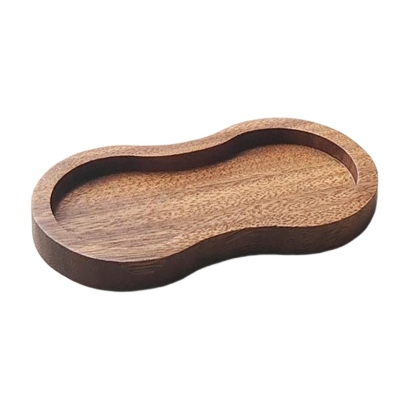 Salt and Pepper Grinders Wood Tray Pepper Mill Holder and Tray for Mill and Shakers, Home Decoration, Crafts