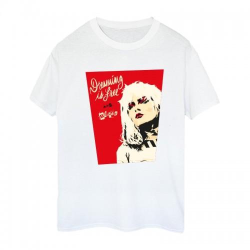 Blondie Womens/Ladies Dreaming Is Free Cotton Boyfriend T-Shirt