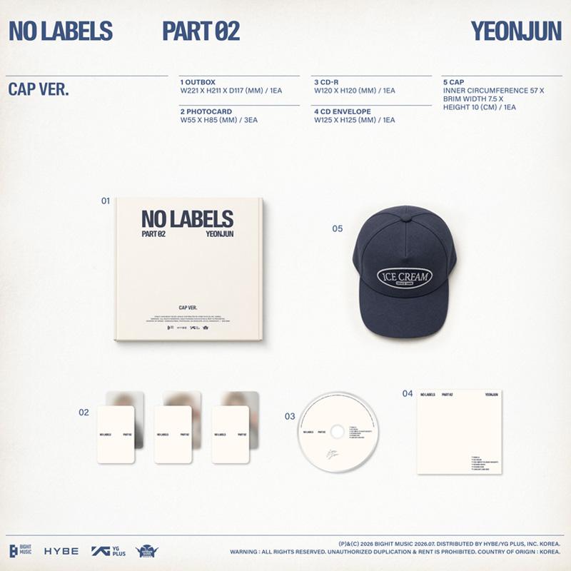 [PRE ORDER] YEONJUN – NO LABELS: PART 02 (Cap Ver.)
