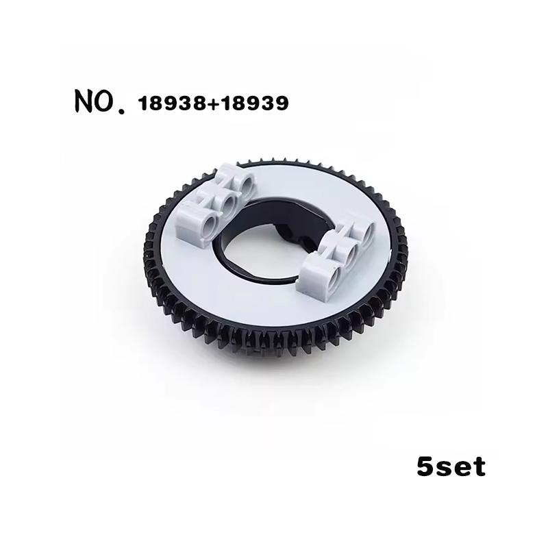 MOC Technical Gear Axle Bricks Parts Worm Rack Conector Train Car Crane Model Technical CROSS Axle Building Blocks Bricks Toys