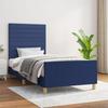 VidaXL Bed Frame with Headboard Blue 80x200 Cm Fabric3125096