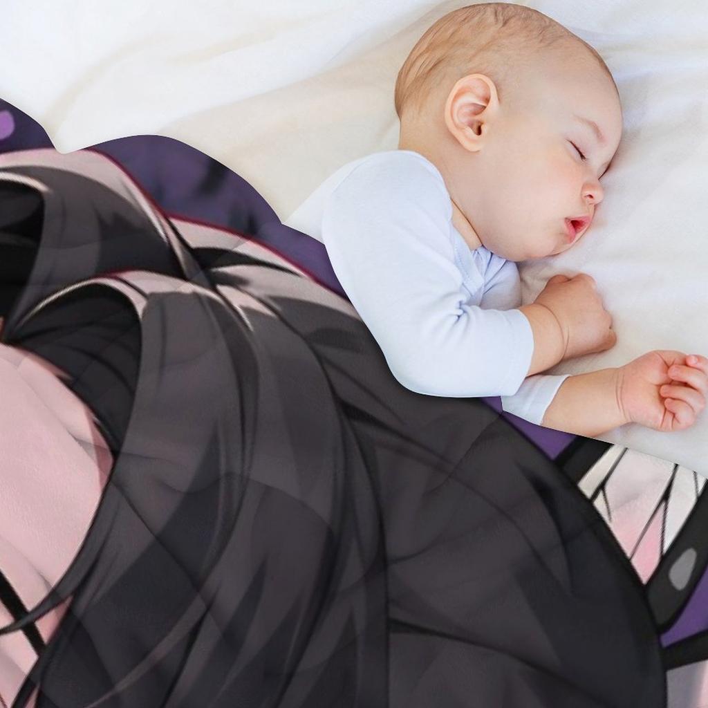 Shinobu DS Cute Anime Girl Throw Blanket Christmas Gifts Heavy Single Tourist Blankets