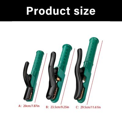 Ergonomischer Isolierter Griff Schweißklemme 300A/500A/800A Elektrodenhalter Klemme Kabel Schweißklemme Schweißzange Klemme