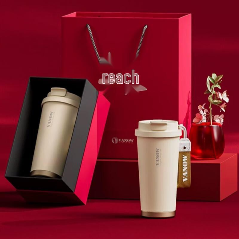 Vanow 500ml Pure Titanium Insulated Coffee Cup