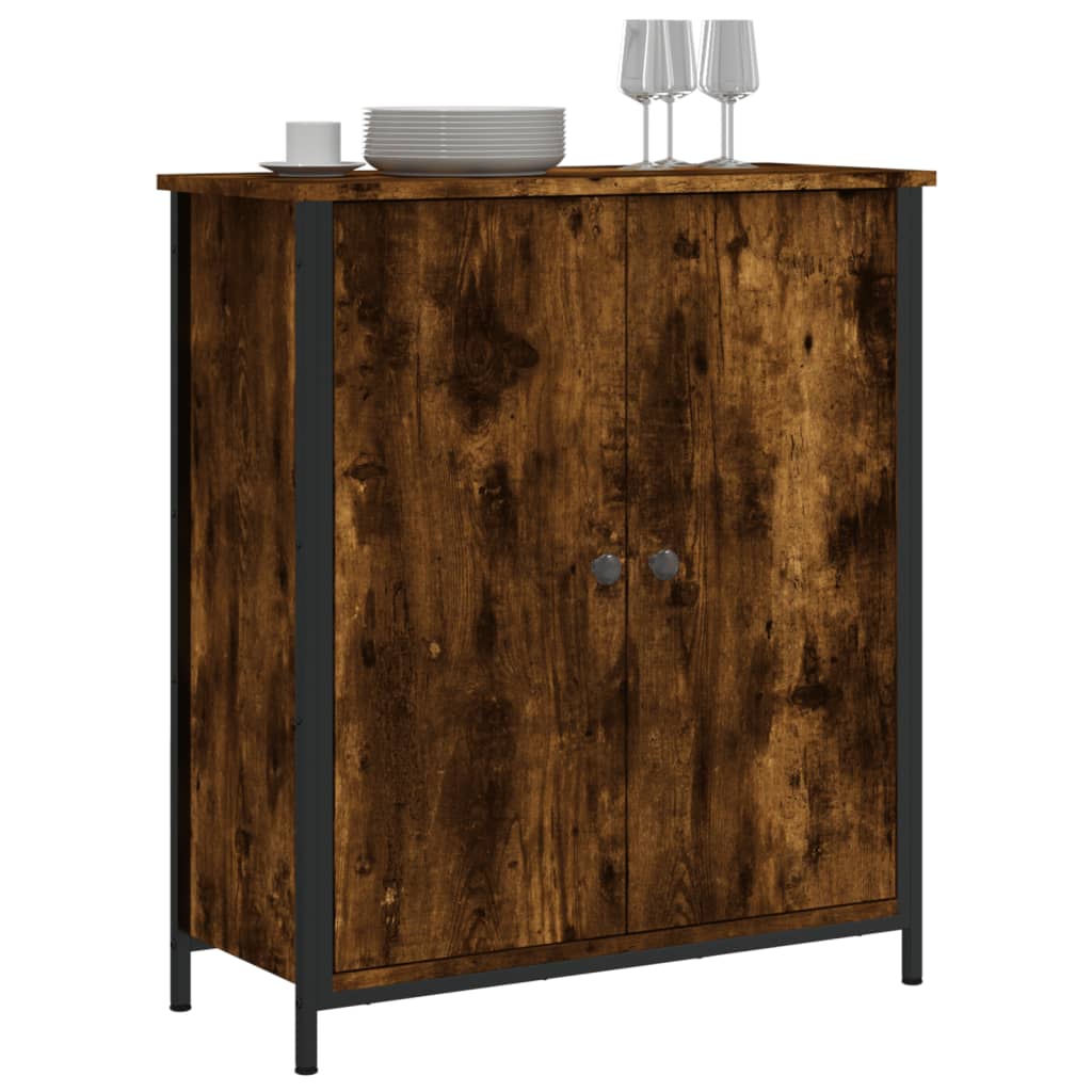 Vidaxl Szafka, Przydymiony Dąb, 70X30X80 Cm, Materiał Drewnopochodny