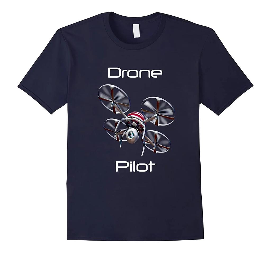 Quadcopter Drone Pilot TShirt Summer Cotton Short Sleeve ONeck Unisexs T Shirt New S3XL