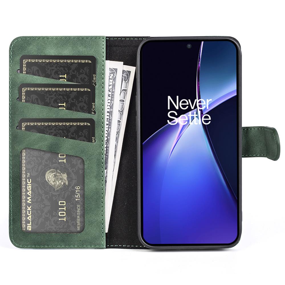 For OnePlus Nord CE4 Lite 5G/Oppo K12x 5G (China) Phone Case Splicing Color Leather Wallet Cover