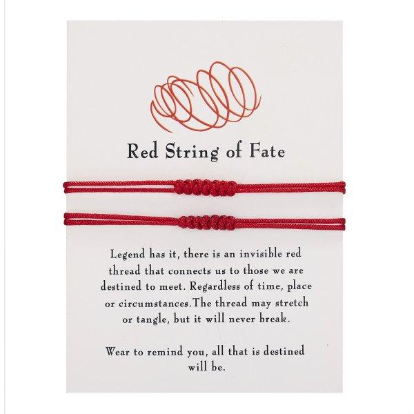 

Handmade 7 Knot Lucky Red String Rope Red Braided Bracelet Bangle Amulet Chain Briad Women Men Party Jewelry Gift