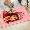 1Pc Strawberry Shortcake'S Sweet Adventure Carpet Rug Customizable Soft Washable Antislip Home Living Room Sofa Mats Personalized Rug 0917257