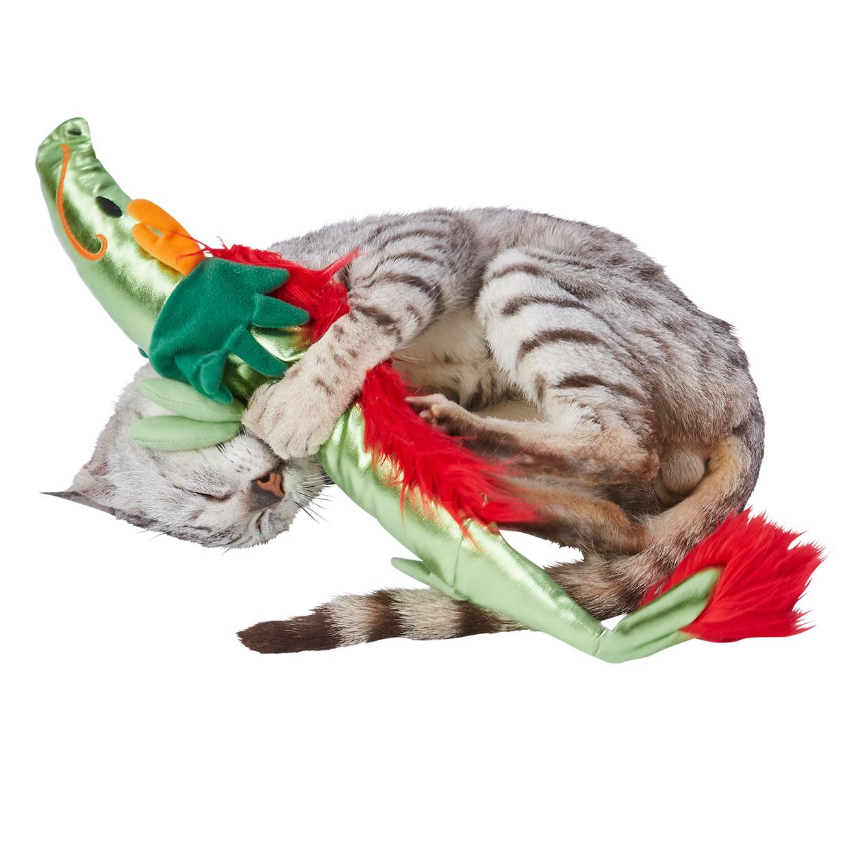 

Petio Cat Toy, Happy Kicking Plush Dragon