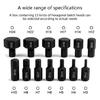 14Pcs 1/2 Inch Drive Key Sockets Hexagon Bit Socket Set For Ratchet 3mm-24mm