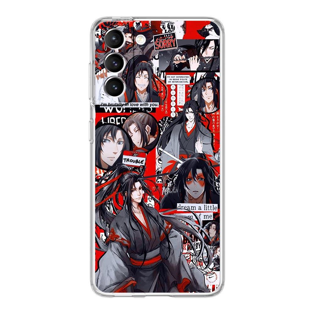 Husa de telefon Anime Mo Dao Zu Shi pentru Samsung Galaxy S22 5G S20 Ultra S21 FE 5G S10E S9 S8 S10 Plus Note 20 10 Husa transparenta moale