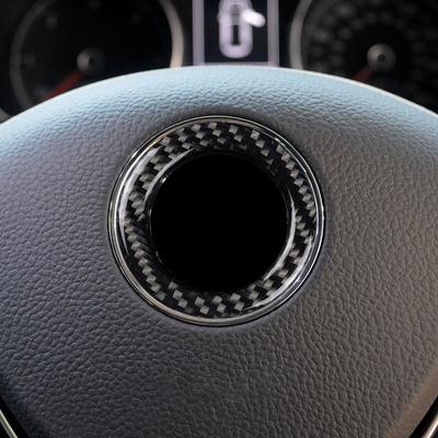 Náhrada loga na volante v štýle Carbon Fiber pre 2011-2016 Volkswagen golf 6 golf 7 Polo