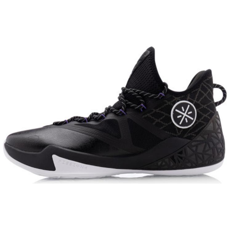 

Li Ning Wade Series Wade 7 Fission TD Shock Absorption Anti-Slip Durable Lightweight Mid-Top Basketball Shoes Men sneaker Black ABPQ025-2 43