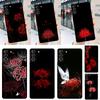 Lycoris Radiata Blume Hülle Für Samsung Galaxy S23 Ultra S22 S21 S20 FE S8 S9 S10 Plus Note 10 20 Rückabdeckung Schale
