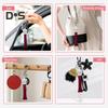 Lipstick Keychain Cap Silicone Crown Hat Lipstick Keyring Bags Backpacks Portable Versatile Accessory